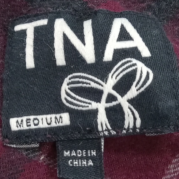 COPY - TNA plaid button down shirt - Picture 4 of 7